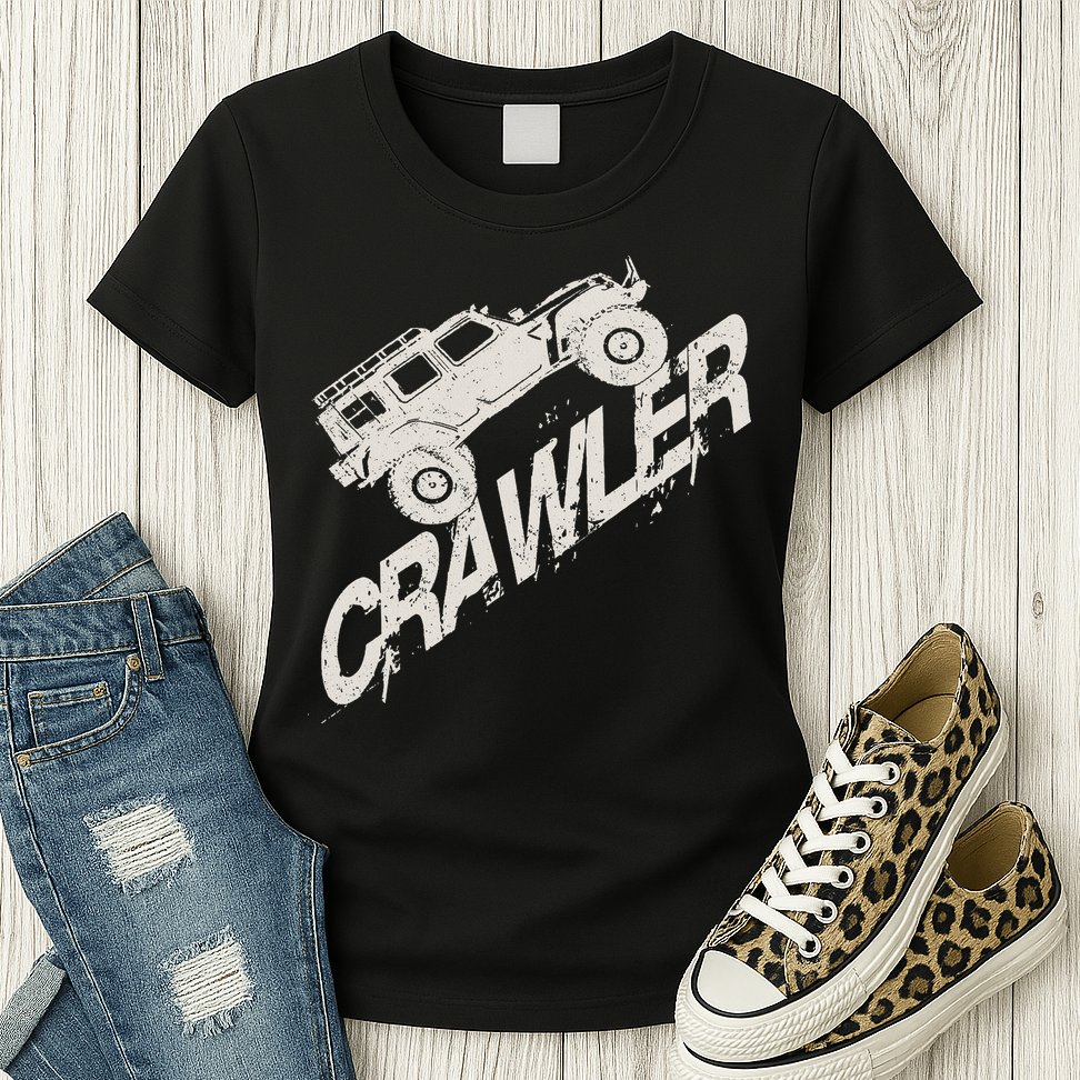 Crawler Rc Car Rock Scaler Scale Rc Offroad Truck Clawling Womens T-Shirt