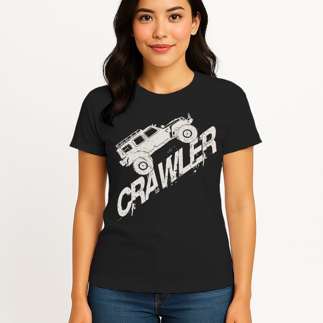Crawler Rc Car Rock Scaler Scale Rc Offroad Truck Clawling Womens T-Shirt