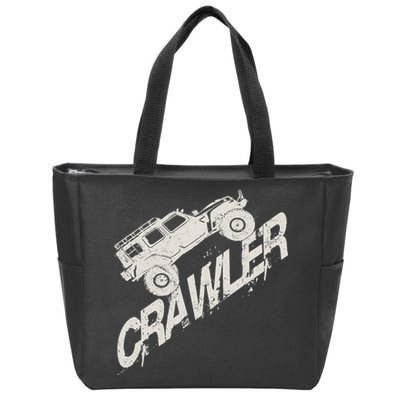 Crawler Rc Car Rock Scaler Scale Rc Offroad Truck Clawling Zip Tote Bag
