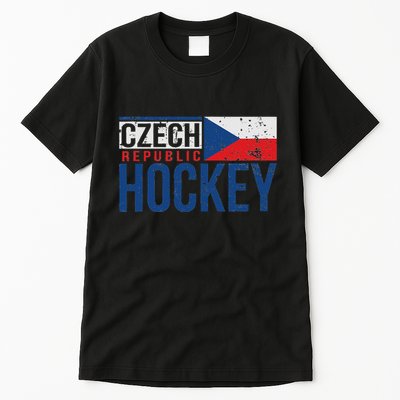 Czech Republic Czechia Hockey International Ice Supporter Tall T-Shirt