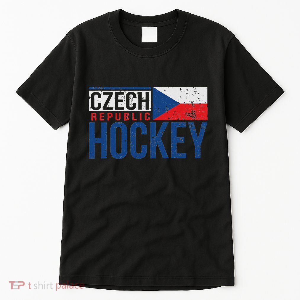 Czech Republic Czechia Hockey International Ice Supporter Tall T-Shirt