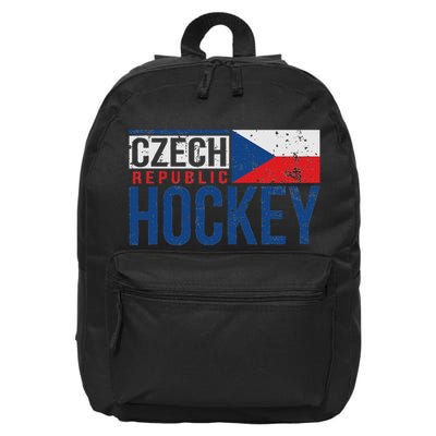 Czech Republic Czechia Hockey International Ice Supporter 16 in Basic Backpack