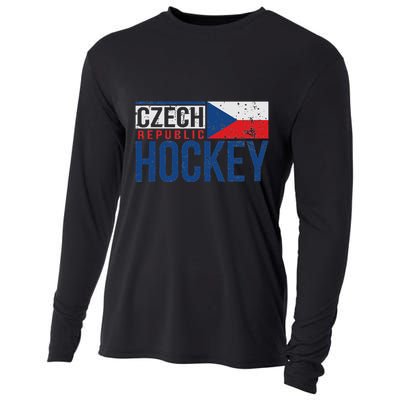 Czech Republic Czechia Hockey International Ice Supporter Cooling Performance Long Sleeve Crew