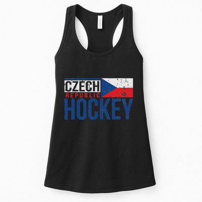 Czech Republic Czechia Hockey International Ice Supporter Womens Tank Top