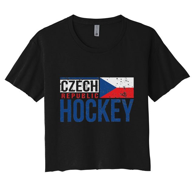 Czech Republic Czechia Hockey International Ice Supporter Crop Top