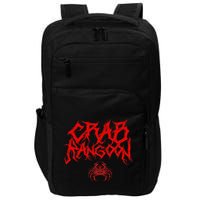 Crab Rangoon Chinese Food Heavy Metal Band Goth Impact Tech Backpack