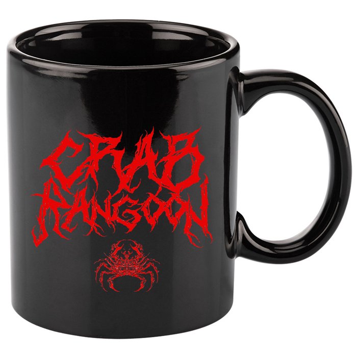 Crab Rangoon Chinese Food Heavy Metal Band Goth 11oz C Handle Ceramic Mug