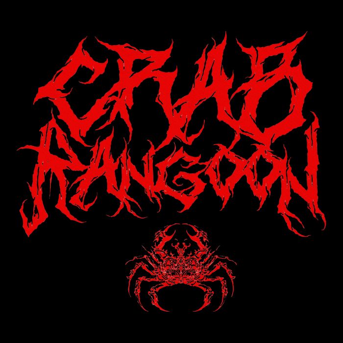 Crab Rangoon Chinese Food Heavy Metal Band Goth Drawstring Bag