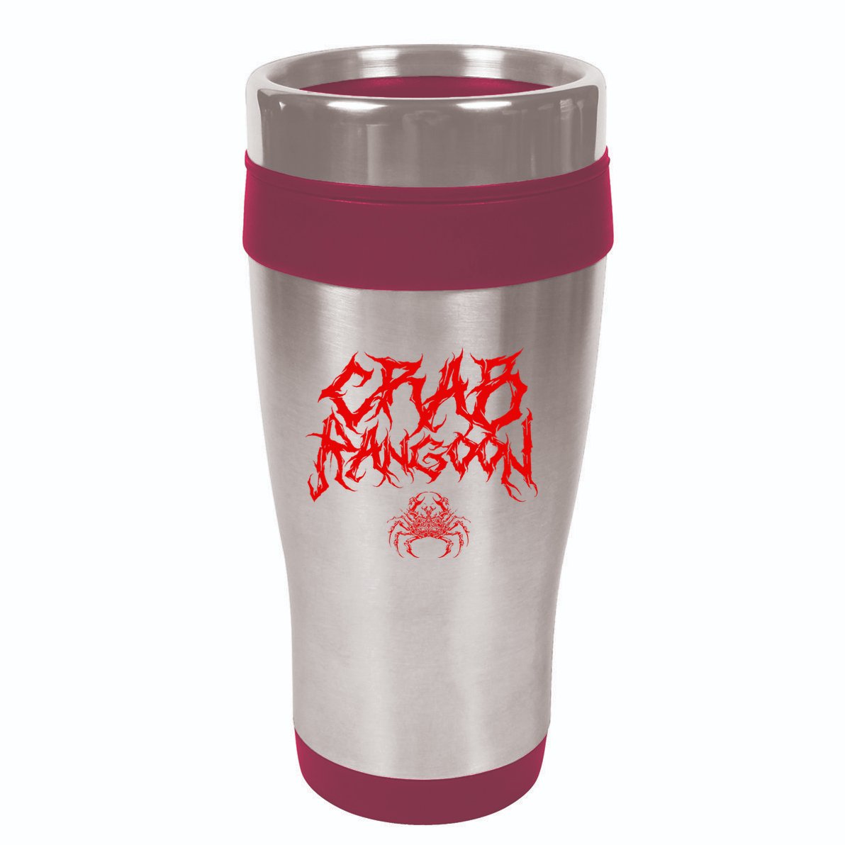 Crab Rangoon Chinese Food Heavy Metal Band Goth 16oz Travel Tumbler
