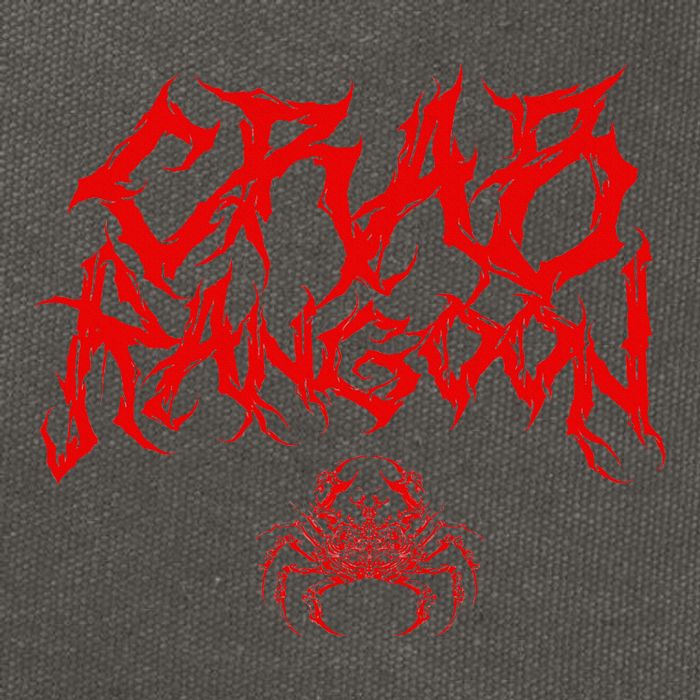 Crab Rangoon Chinese Food Heavy Metal Band Goth Cotton Canvas Backpack