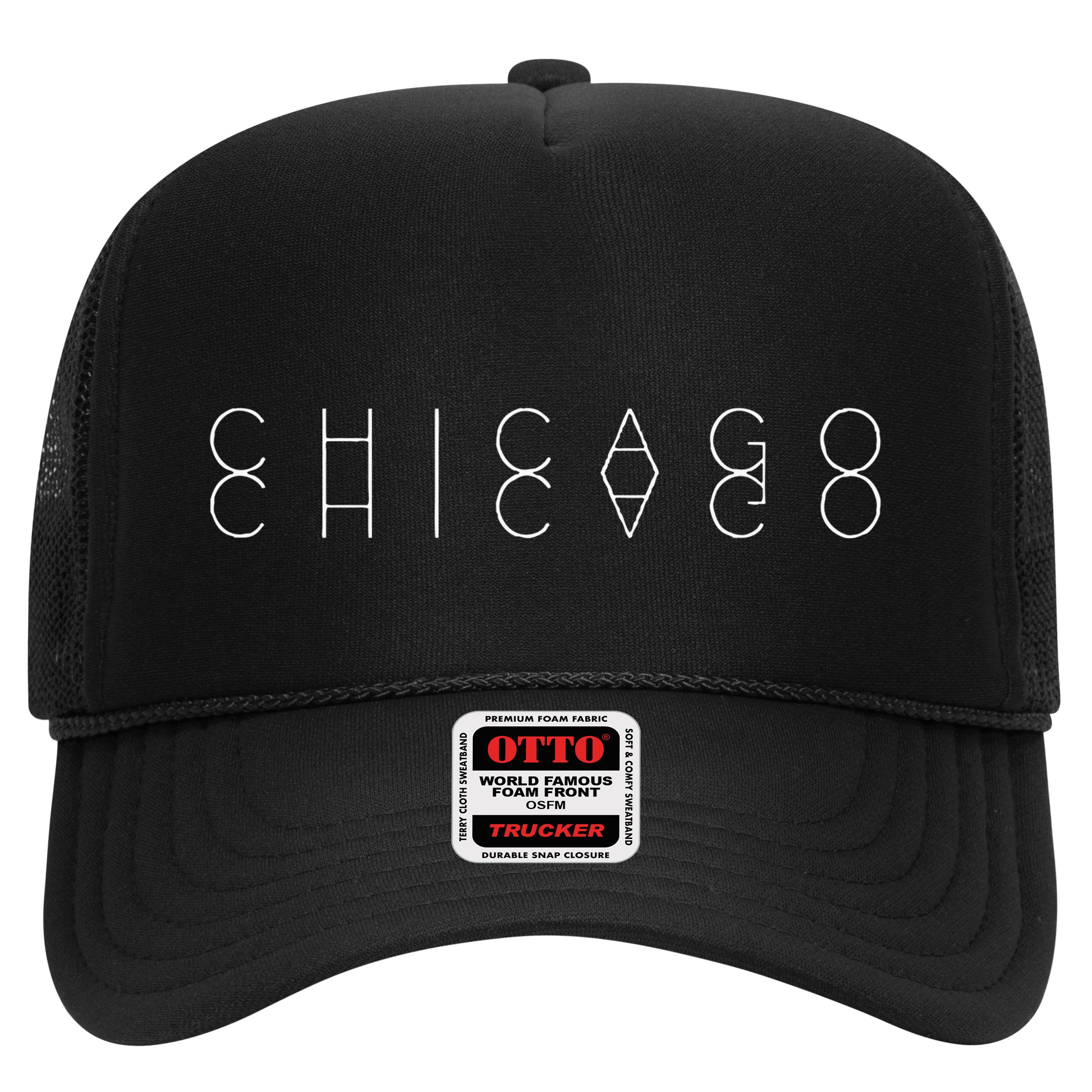 Chicago Reflections Chicagoan Word Art Souvenir Hat