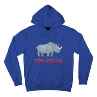 Cute Rhino Christmas Tree Lights Xmas Holidays Great Gift Hoodie