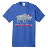 Cute Rhino Christmas Tree Lights Xmas Holidays Great Gift Tall T-Shirt