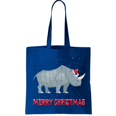 Cute Rhino Christmas Tree Lights Xmas Holidays Great Gift Bag