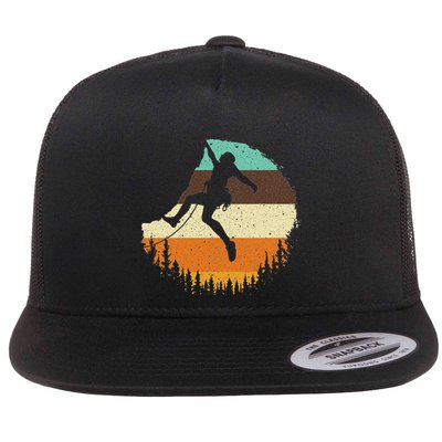 Cool Rock Climbing For Women Mountain Climber Bouldering Flatbill Hat
