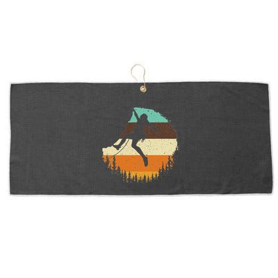 Cool Rock Climbing For Women Mountain Climber Bouldering Large Microfiber Waffle Golf Towel