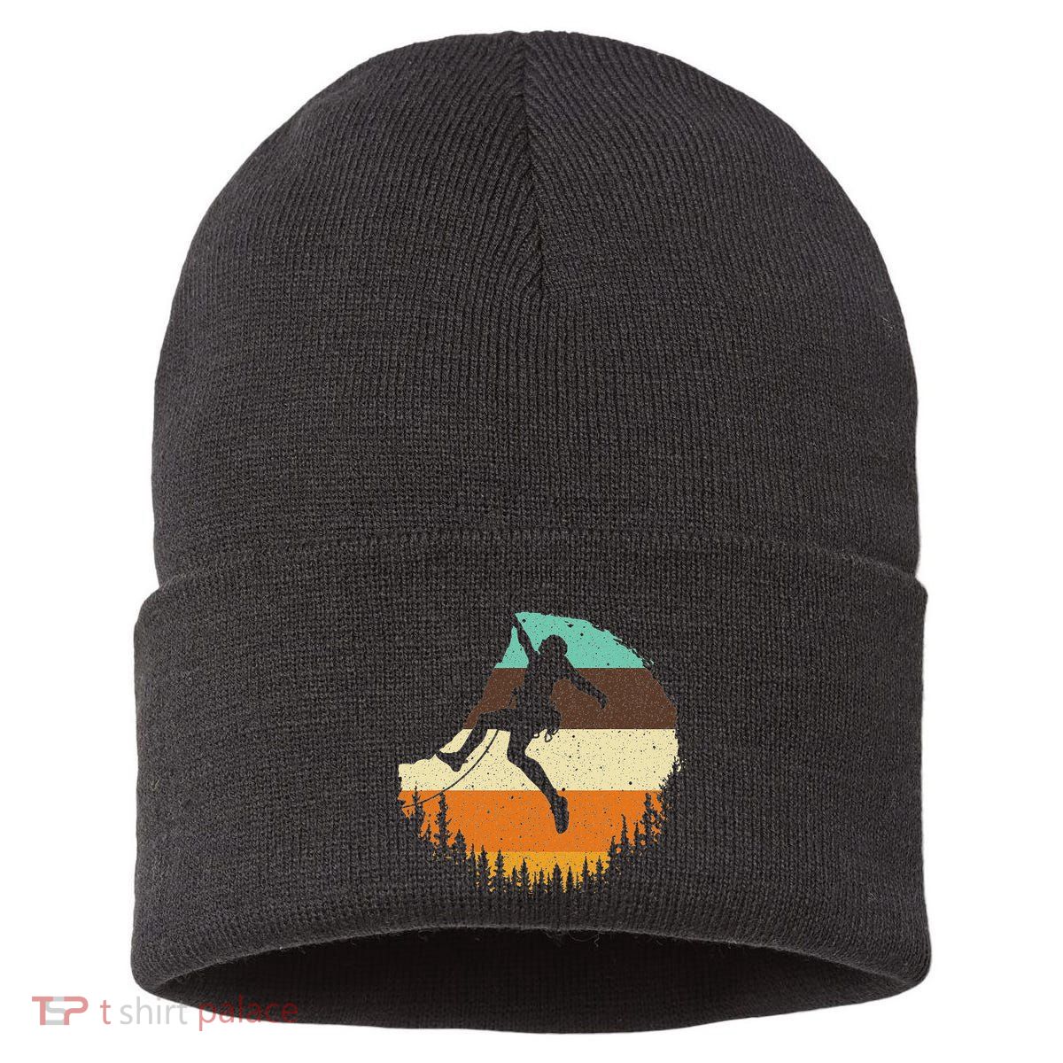 Cool Rock Climbing For Women Mountain Climber Bouldering Sustainable Knit Beanie