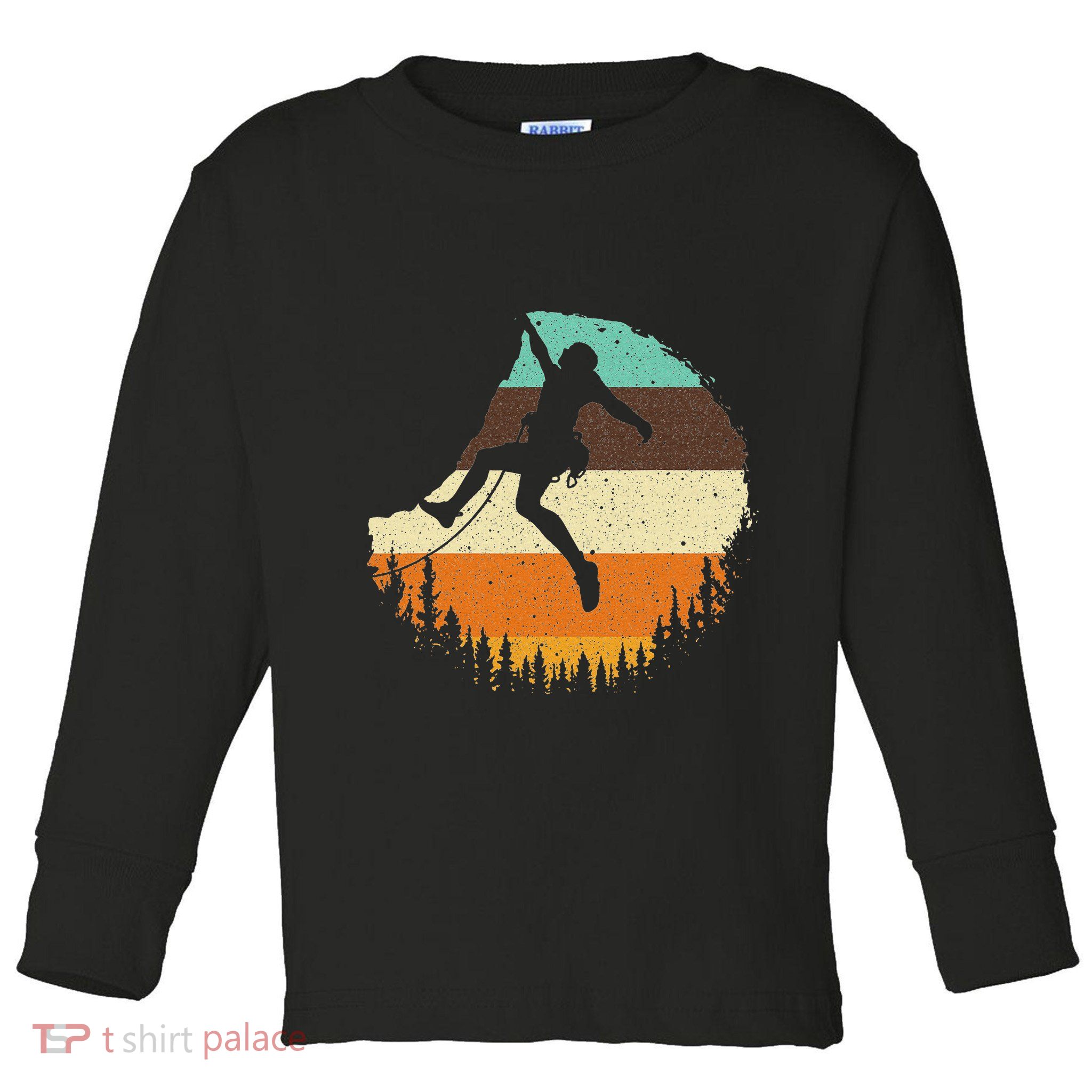 Cool Rock Climbing For Women Mountain Climber Bouldering Toddler Long Sleeve Shirt