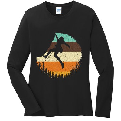 Cool Rock Climbing For Women Mountain Climber Bouldering Ladies Long Sleeve Shirt