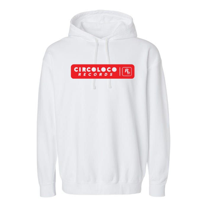 Circoloco Records Garment-Dyed Fleece Hoodie