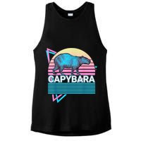 Capybara Retro Ladies PosiCharge Tri-Blend Wicking Tank