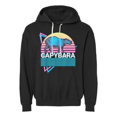 Capybara Retro Garment-Dyed Fleece Hoodie
