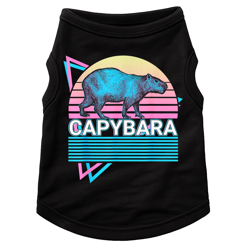 Capybara Retro Doggie Tank