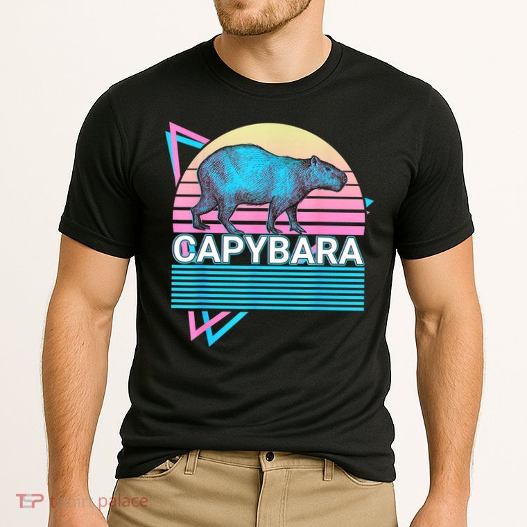 Capybara Retro Performance Shirt