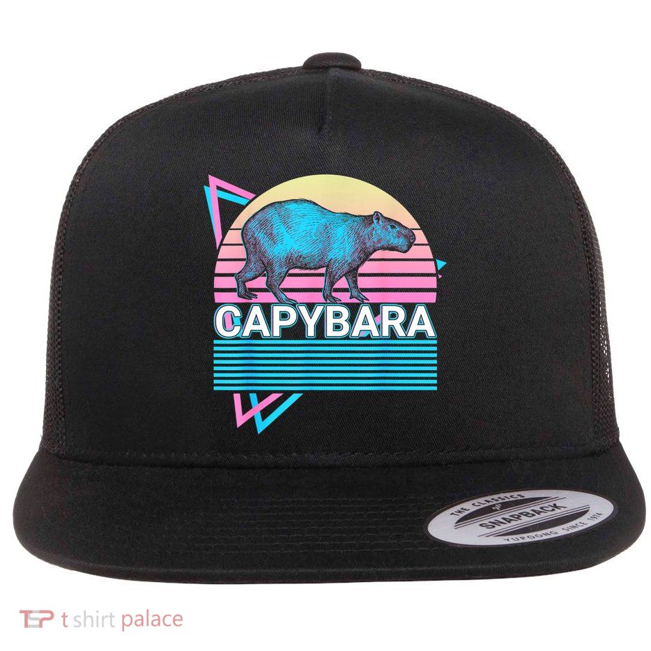 Capybara Retro Flatbill Hat