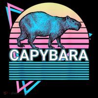 Capybara Retro Flatbill Hat