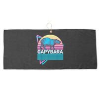 Capybara Retro Large Microfiber Waffle Golf Towel