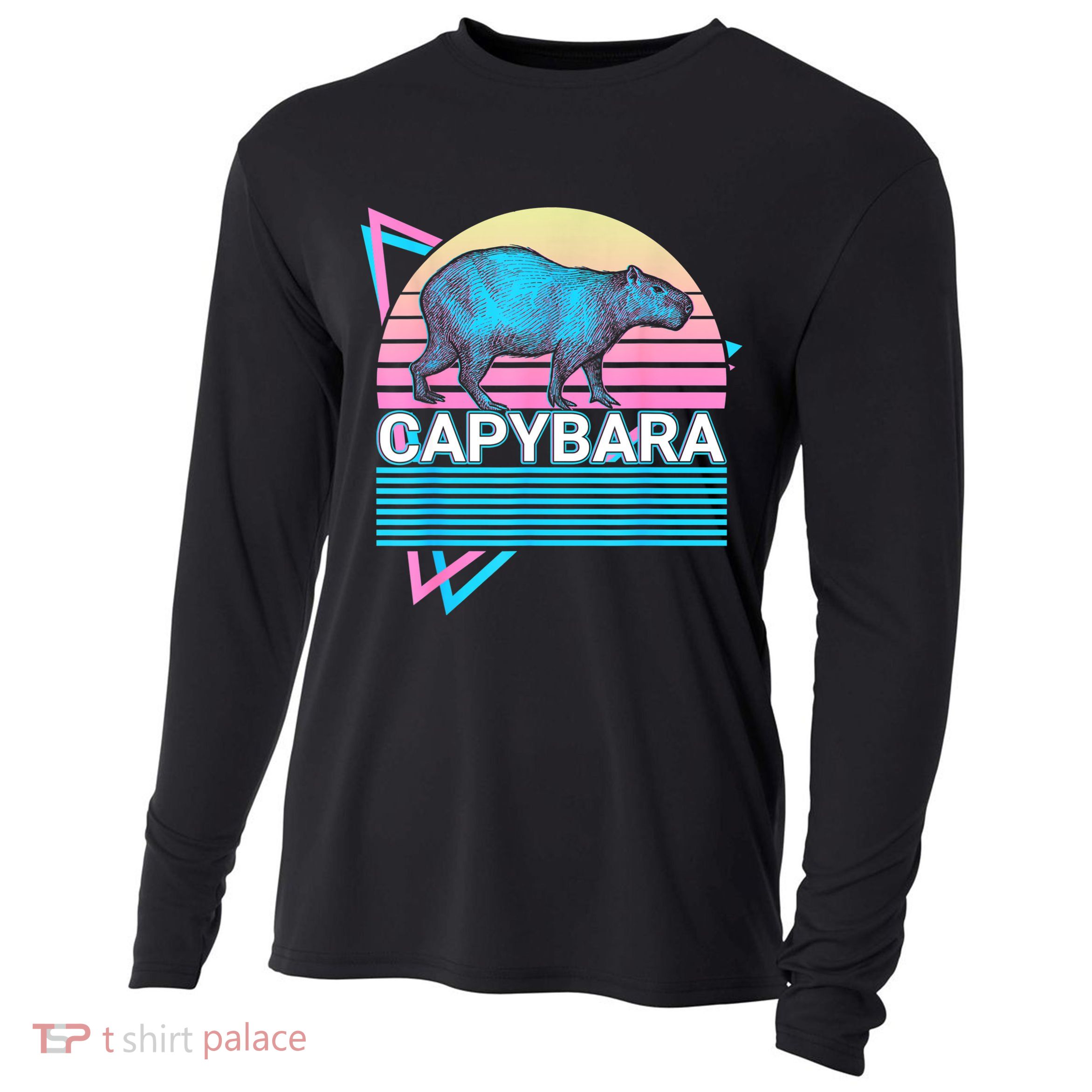 Capybara Retro Cooling Performance Long Sleeve Crew