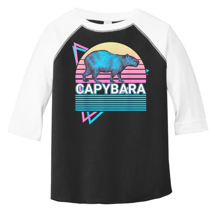 Capybara Retro Toddler Fine Jersey T-Shirt