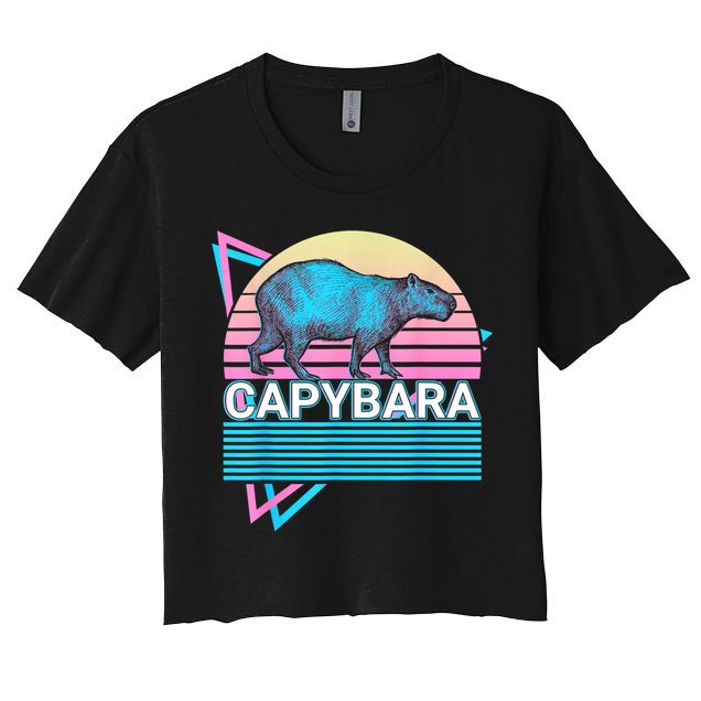 Capybara Retro Crop Top