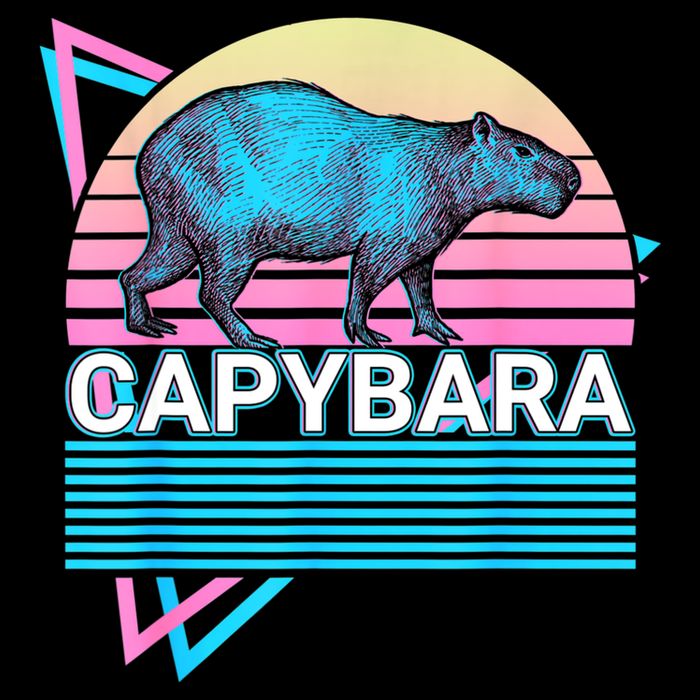 Capybara Retro Crop Top