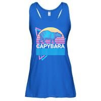 Capybara Retro Ladies Essential Flowy Tank