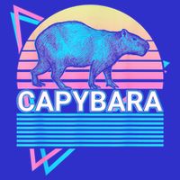Capybara Retro 16 in Basic Backpack