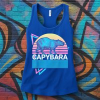 Capybara Retro Womens Tank Top