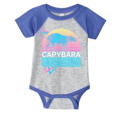 Capybara Retro Infant Baby Jersey Bodysuit
