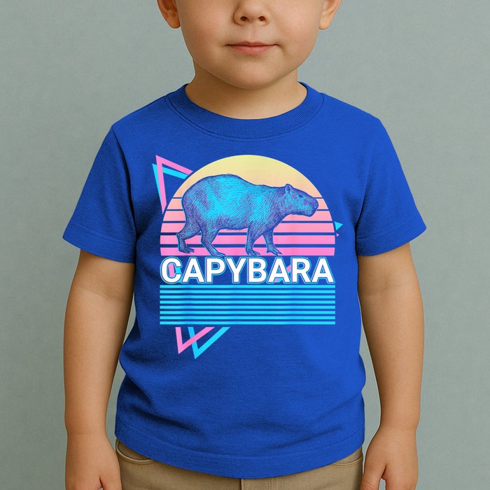 Capybara Retro Toddler T-Shirt