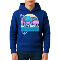Capybara Retro Kids Hoodie