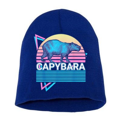 Capybara Retro Short Acrylic Beanie