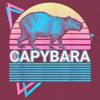 Capybara Retro 16oz Travel Tumbler