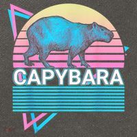Capybara Retro Cotton Canvas Backpack