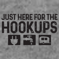 Camping Rv Caravan Motorhome Just Here For The Hookups Funny Sustainable Beanie
