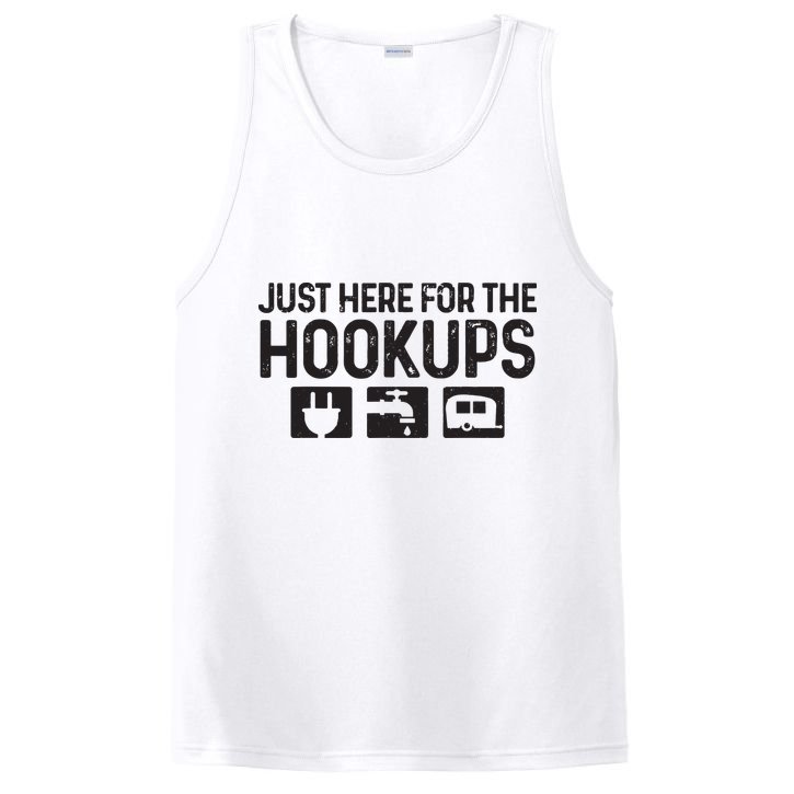 Camping Rv Caravan Motorhome Just Here For The Hookups Funny PosiCharge Competitor Tank