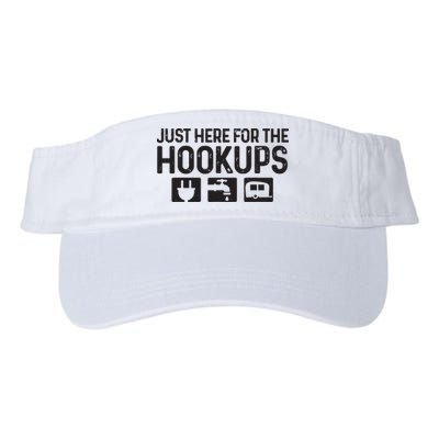 Camping Rv Caravan Motorhome Just Here For The Hookups Funny Visor
