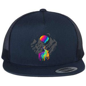 Cosmic River Flat Bill Trucker Hat