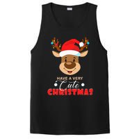 Cute Reindeer Christmas Pajama For Kids Christmas PosiCharge Competitor Tank