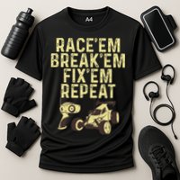 Cool Rc Car Rc Car Racing Race Lover Cooling Performance Crew T-Shirt